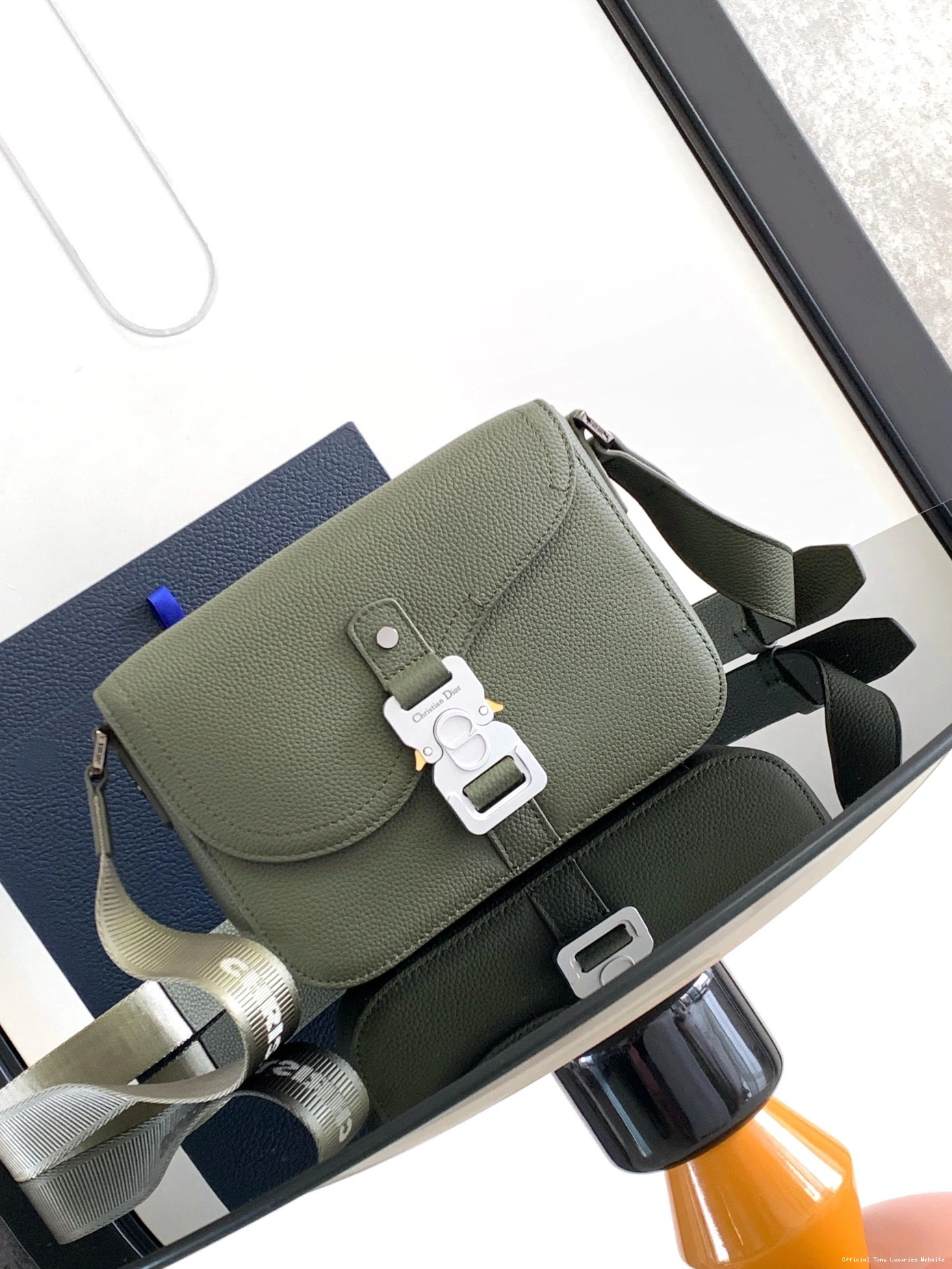 Tony Luxuries SADDLE diro MESSENGER BAG-23*18*6CM 0716